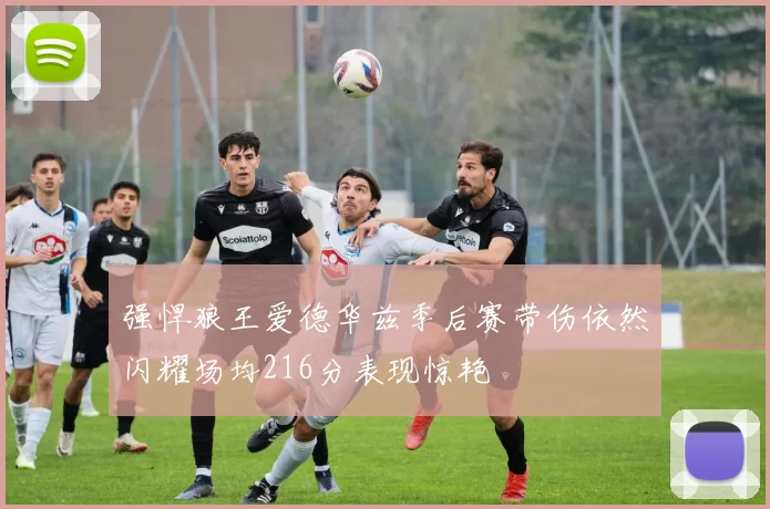 强悍狼王爱德华兹季后赛带伤依然闪耀场均216分表现惊艳
