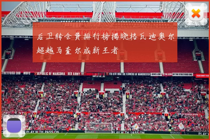 后卫转会费排行榜揭晓格瓦迪奥尔超越马奎尔成新王者